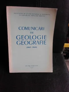 Comunicari de geologie geografie 1957-1959