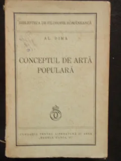 CONCEPTUL DE ARTA POPULARA - AL. DIMA