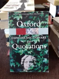 CONCISE DICTIONARY OF QUATATIONS