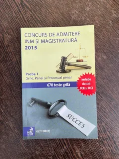 Concurs de admitere in INM si Magistratura 2015