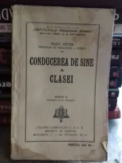 CONDUCEREA DE SINE A CLASEI - RADU PETRE