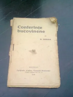 CONFERINTE BUCOVINENE - N. IORGA