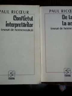 CONFLICTUL INTERPRETARILOR-PAUL RICOEUR,2 VOLUME
