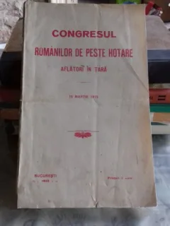 CONGRESUL ROMANILOR DE PESTE HOTARE AFLATORI IN TARA