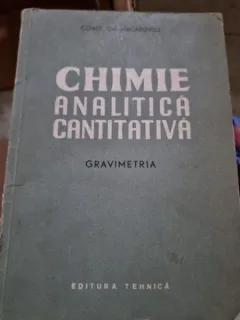 Const. Gh. Macarovici - Chimie analitica cantitativa