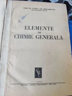 Const. Gh. Macarovici - Elemente de Chimie Generala