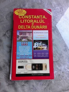 CONSTANTA, LITORALUL SI DELTA DUNARII, HARTA RUTIERA SI TURISTICA