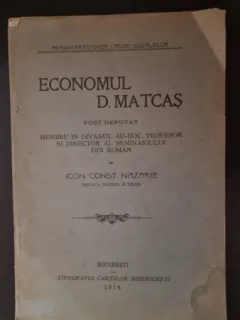 Constantin Nazarie - Economul D. Matcas