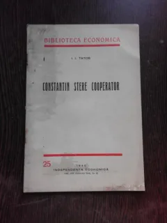CONSTANTIN STERE COOPERATOR - I.I. TATOS