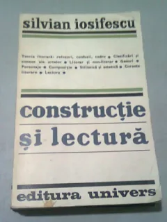 CONSTRUCTIE SI LECTURA - SILVIAN IOSIFESCU