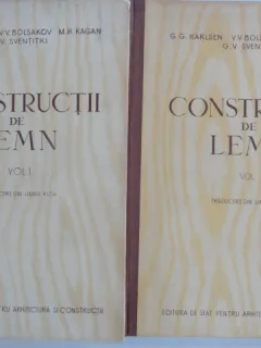 CONSTRUCTII DE LEMN - G.G. KARLSEN   2 VOLUME