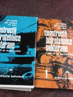 CONSTRUCTII HIDROTEHNICE SUBTERANE - M. BALA VOL.1+2