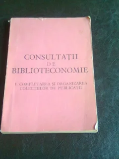 CONSULTATII DE BIBLIOTECONOMIE