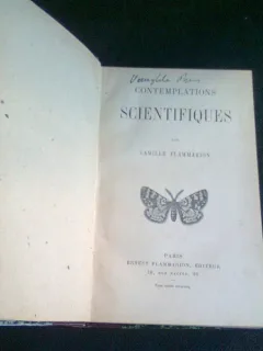 CONTEMPLATIONS SCIENTIFIQUES - CAMILLE FLAMMARION