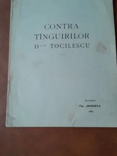 Contra tanguirilor dlui Tocilescu - N. Iorga