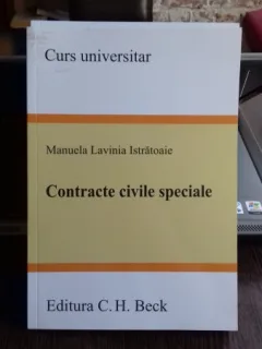 CONTRACTE CIVILE SPECIALE - MANUELA LAVINIA ISTRATOAIE