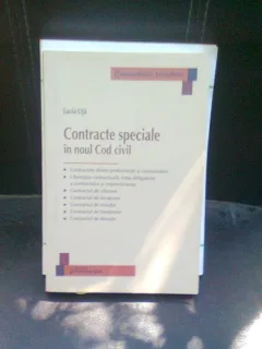CONTRACTE SPECIALE IN NOUL COD CIVIL - LUCIA UTA