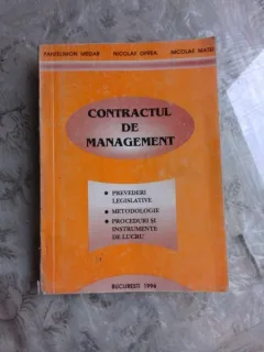 CONTRACTUL DE MANAGEMENT - PANTELIMON MEDAR