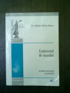 Contractul de mandat - Adrian-Silviu Banu