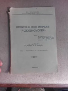 Contributiuni la studiul antropologiei (fiziognomia) - I. Stanescu  vol.I