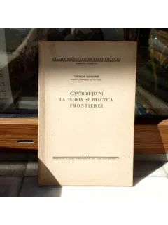 Contributiuni la teoria si practica frontierei , George Sofronie , 1941