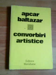 CONVORBIRI ARTISTICE-APCAR BALTAZAR