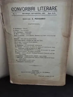 Convorbiri Literare - No. 9 Anul XLIII Septembrie 1909