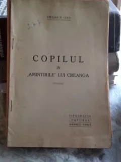COPILUL IN AMINTIRILE LUI CREANGA - STELIAN N. CUCU