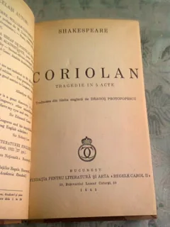 CORIOLAN - SHAKESPEARE