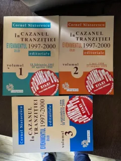 Cornel Nistorescu In cazanul tranzitiei 1997-2000 (3 volume cu dedicatie)