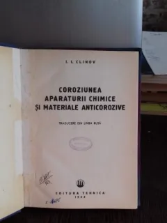COROZIUNEA APARATURII CHIMICE SI MATERIALE ANTICOROZIVE