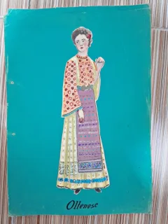 Costum popular oltenesc, desen