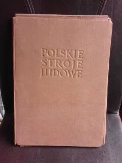Costume populare poloneze, album, text in limba poloneza