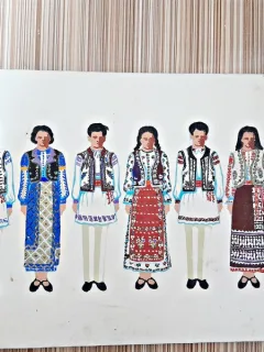 Costume populare romanesti, desen