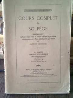 COURS COMPLET DE SOLFEGE - GASTON CHOISNEL