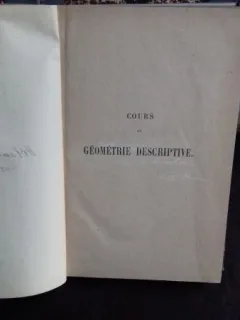COURS DE GEOMETRIE DESCRIPTIVE - CH. BRISSE
