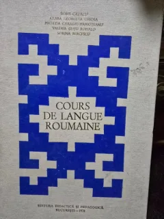 COURS DE LA LANGUE ROUMAINE - BORIS CAZACU