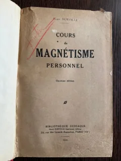 Cours de magnetisme personnel - Henri Durville