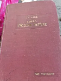Cours d'Economie Politique - Ch. Gide  Volumul 2