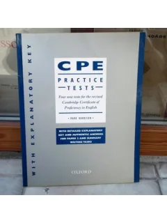 CPE , Practice Tests , Mark Harrison , 2001
