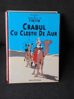 CRABUL CU CLESTII DE AUR, AVENTURILE LUI TINTIN, CARTE CU BENZI DESENATE