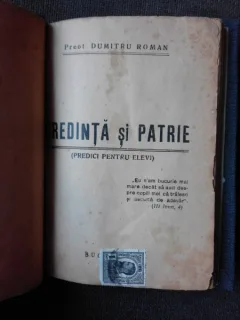 CREDINTA SI PATRIE, PREDICI PENTRU ELEVI - DUMITRU ROMAN
