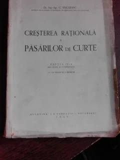 CRESTEREA RATIONALA A PASARILOR DE CURTE - C. BAICOIANU