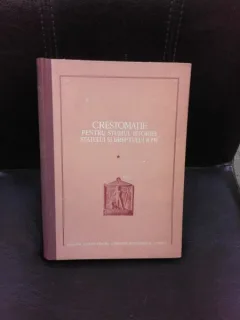 CRESTOMATIE PENTRU STUDIUL ISTORIEI STATULUI SI DREPTULUI RPR  VOL.I