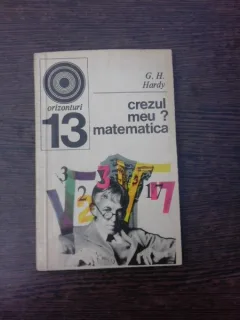 Crezul meu? matematica - G.H. Hardy
