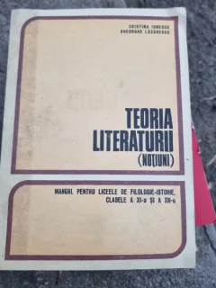 Cristina Ionescu - Teoria Literaturii (Notiuni)