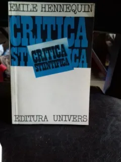 CRITICA STIINTIFICA - EMILE HENNEQUIN