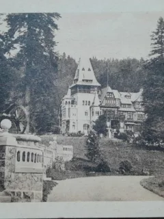 Crte postala, Sinaia, Castelul Pelisor, perioada interbelica