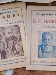 Cu privire la B.P. Hasdeu - Barbu Lazareanu vol.1+2