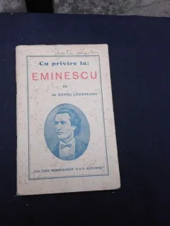CU PRIVIRE LA EMINESCU II- BARBU LAZAREANU